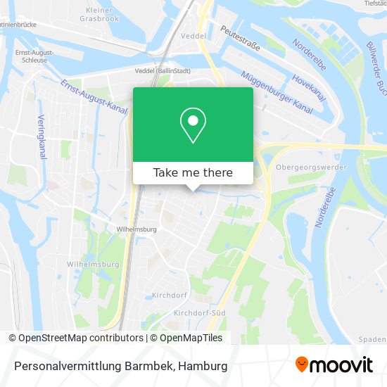 Personalvermittlung Barmbek map