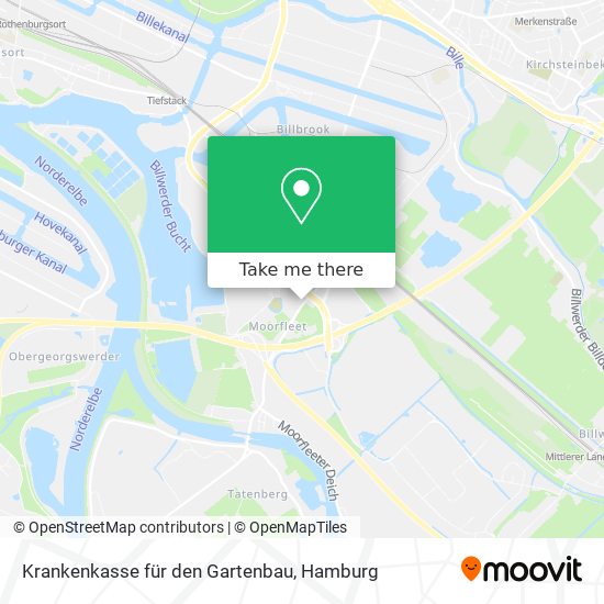 Krankenkasse für den Gartenbau map