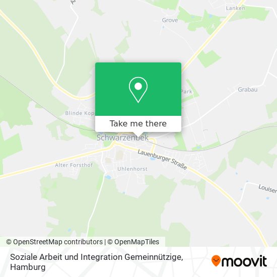 Soziale Arbeit und Integration Gemeinnützige map