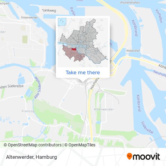 Altenwerder map