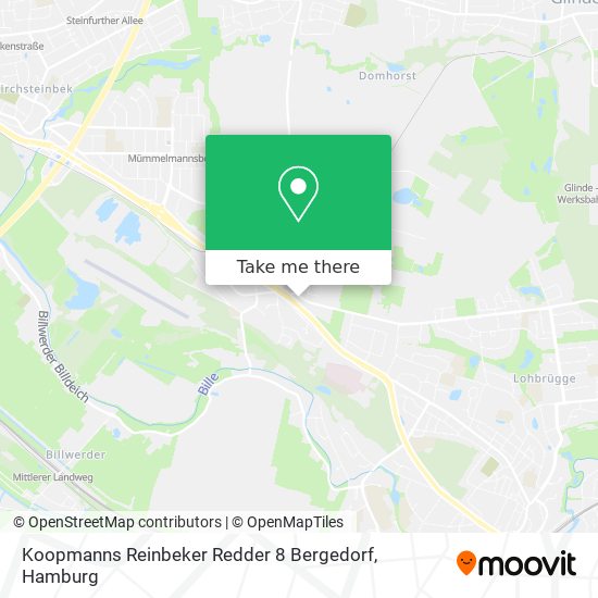 Koopmanns Reinbeker Redder 8 Bergedorf map