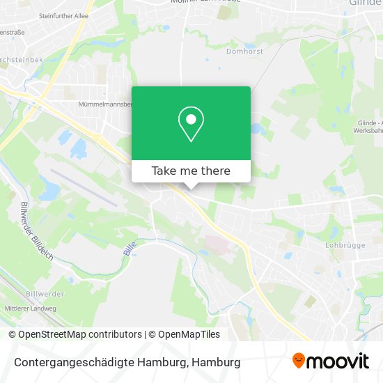 Contergangeschädigte Hamburg map