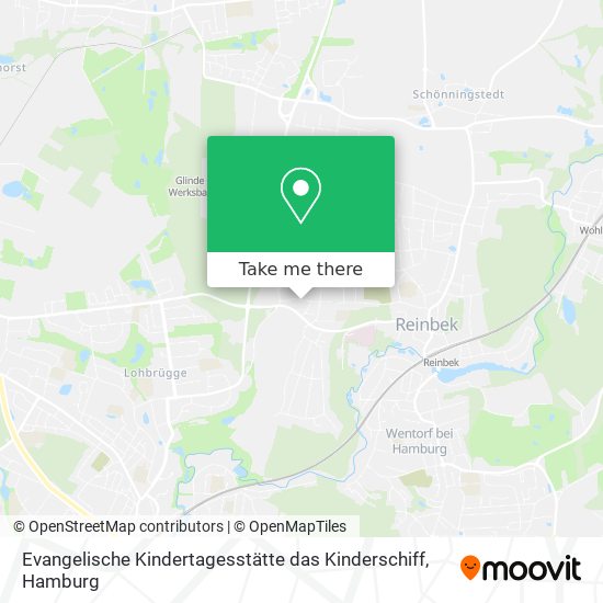 Evangelische Kindertagesstätte das Kinderschiff map