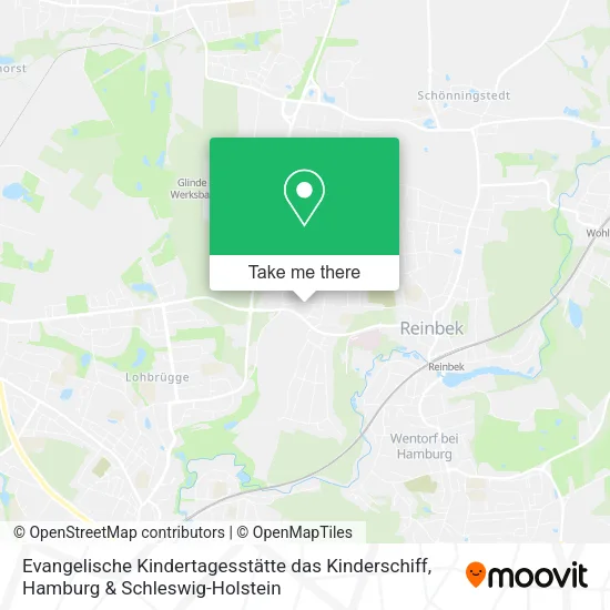 Карта Evangelische Kindertagesstätte das Kinderschiff