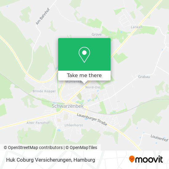 Huk Coburg Versicherungen map