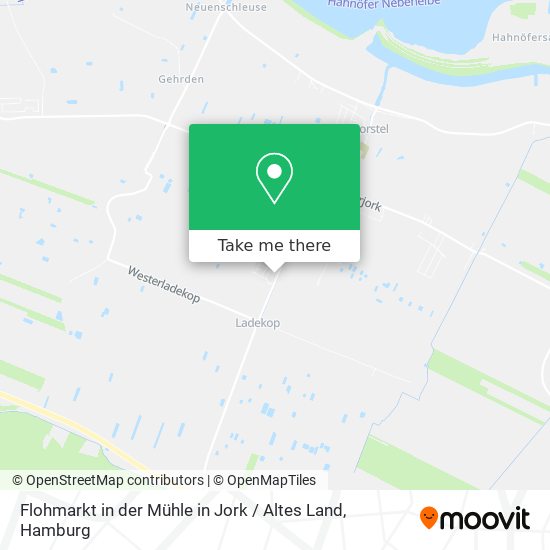 Flohmarkt in der Mühle in Jork / Altes Land map