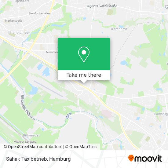 Sahak Taxibetrieb map