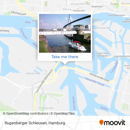 Карта Rugenberger Schleusen