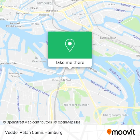 Карта Veddel Vatan Camii