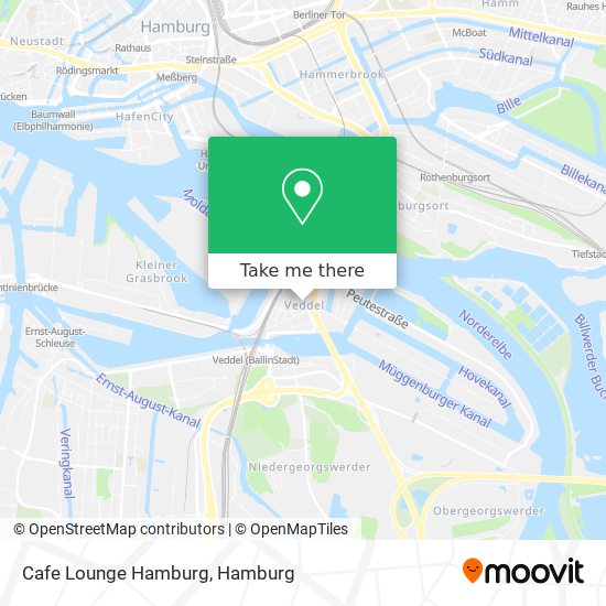 Cafe Lounge Hamburg map