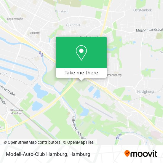 Карта Modell-Auto-Club Hamburg