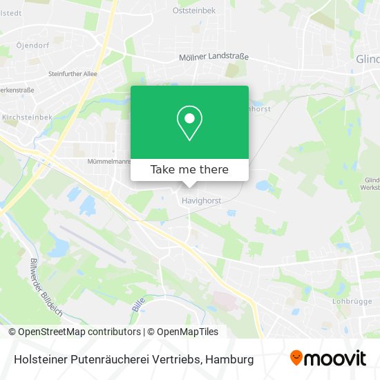 Holsteiner Putenräucherei Vertriebs map