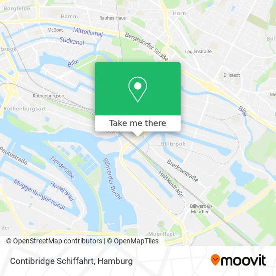 Карта Contibridge Schiffahrt