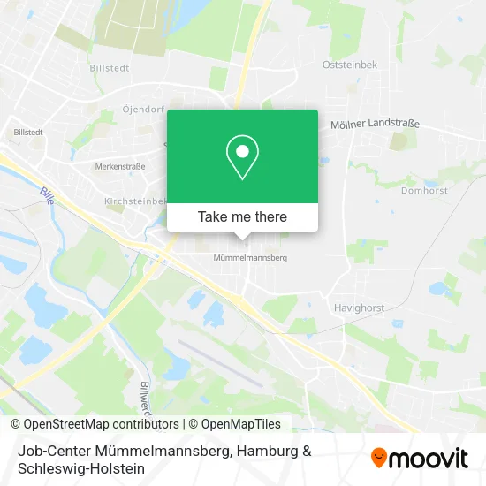 Карта Job-Center Mümmelmannsberg