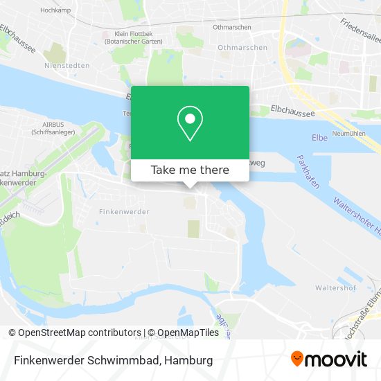Finkenwerder Schwimmbad map
