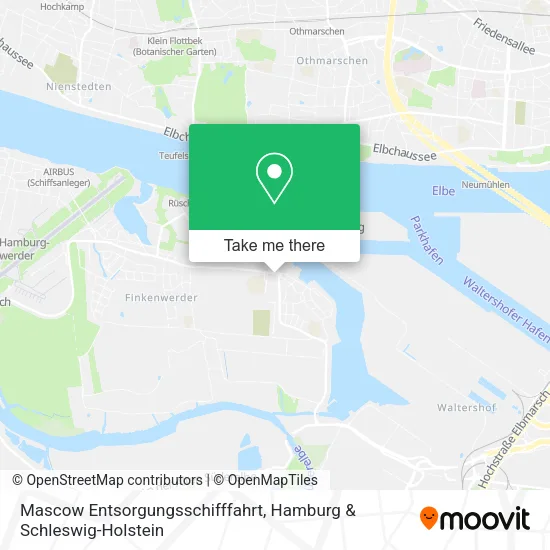 Карта Mascow Entsorgungsschifffahrt