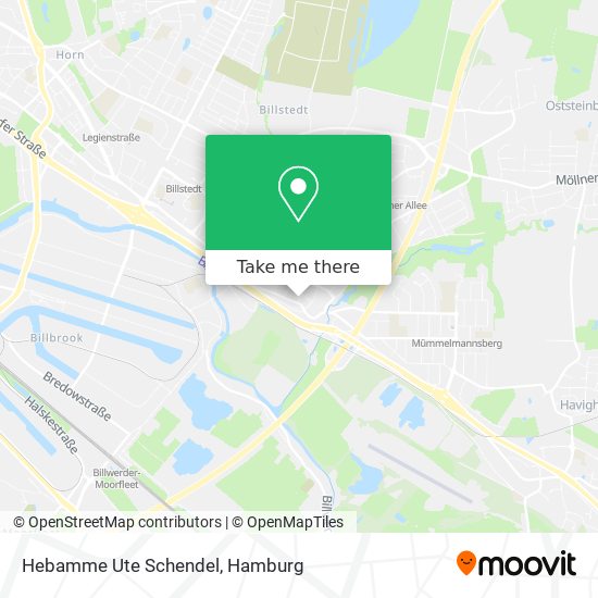 Hebamme Ute Schendel map