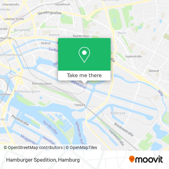 Hamburger Spedition map