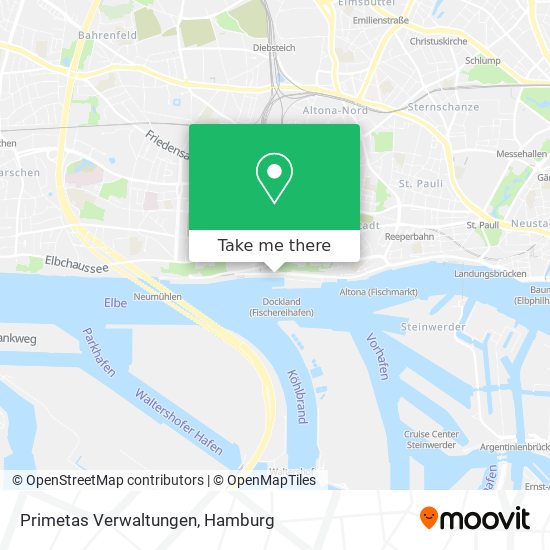 Primetas Verwaltungen map