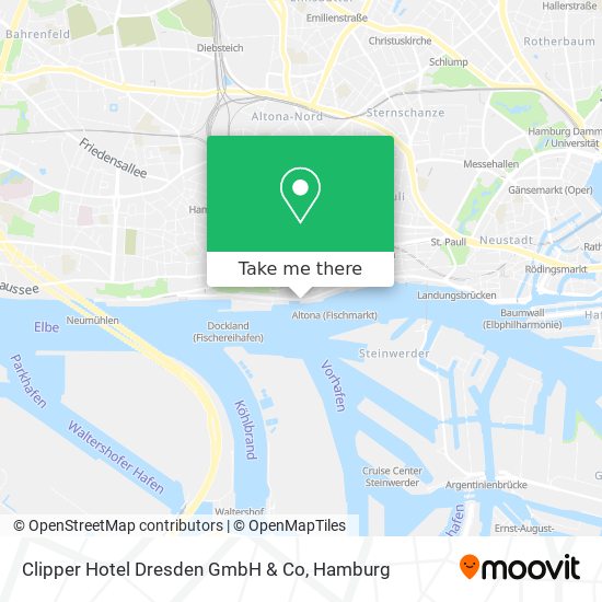 Clipper Hotel Dresden GmbH & Co map