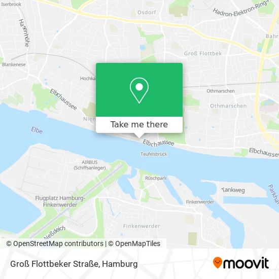 Карта Groß Flottbeker Straße