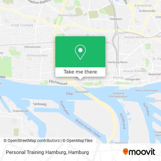 Карта Personal Training Hamburg