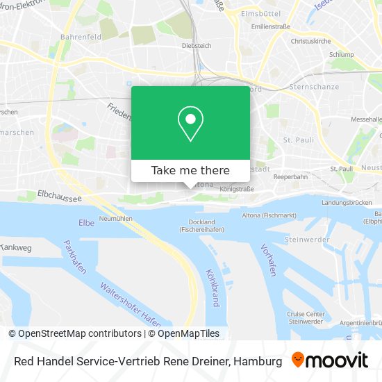 Red Handel Service-Vertrieb Rene Dreiner map