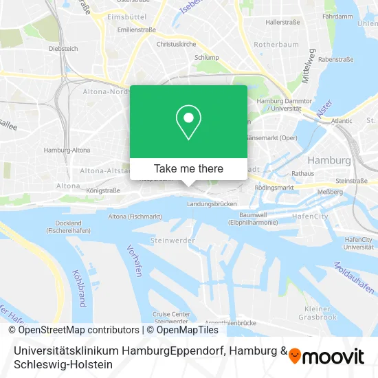 Карта Universitätsklinikum HamburgEppendorf