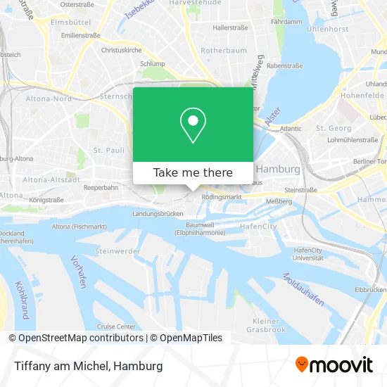 Карта Tiffany am Michel