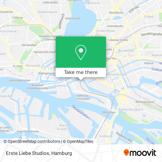 Карта Erste Liebe Studios