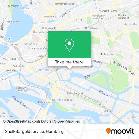 Shell-Bargeldservice map