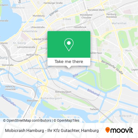 Mobicrash Hamburg - Ihr Kfz Gutachter map