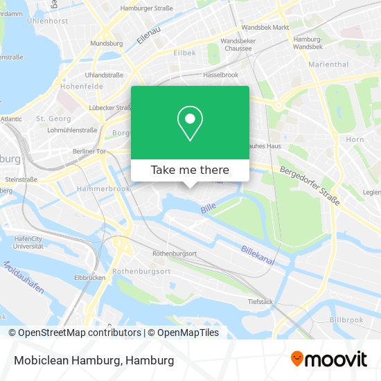 Mobiclean Hamburg map