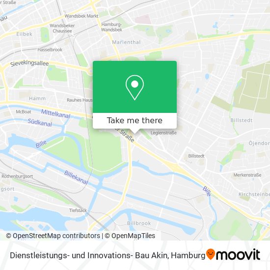 Dienstleistungs- und Innovations- Bau Akin map