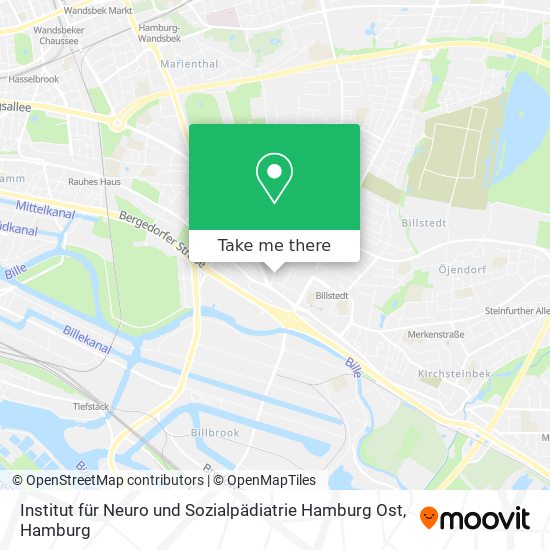 Institut für Neuro und Sozialpädiatrie Hamburg Ost map