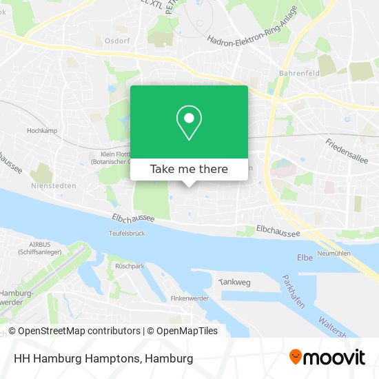 HH Hamburg Hamptons map