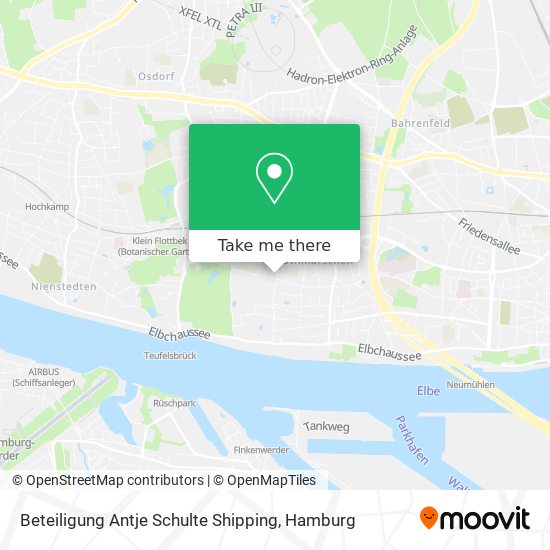 Beteiligung Antje Schulte Shipping map