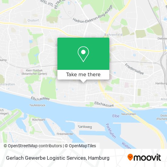 Карта Gerlach Gewerbe Logistic Services