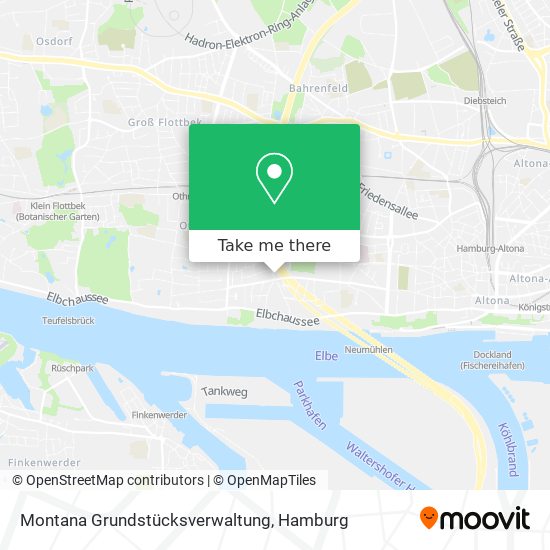 Montana Grundstücksverwaltung map