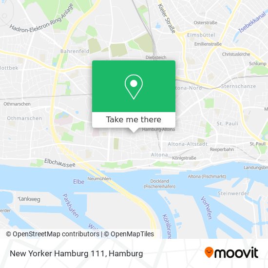 New Yorker Hamburg 111 map