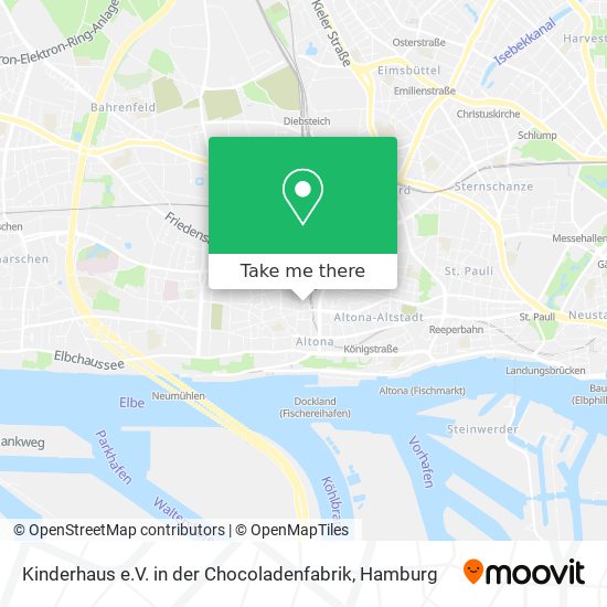 Kinderhaus e.V. in der Chocoladenfabrik map