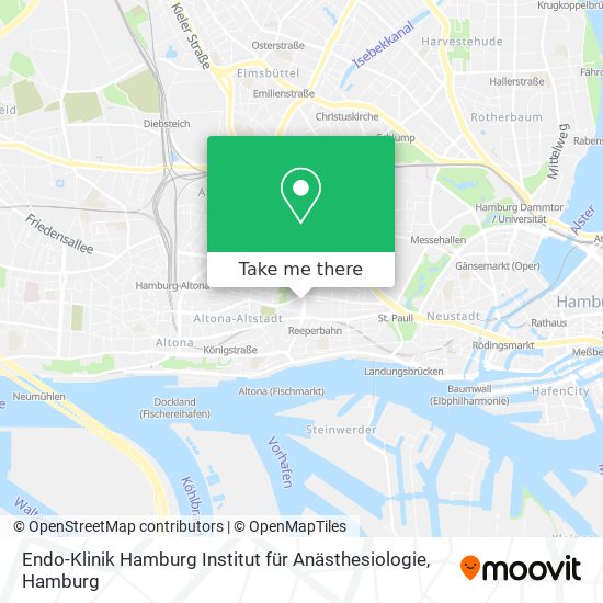 Endo-Klinik Hamburg Institut für Anästhesiologie map
