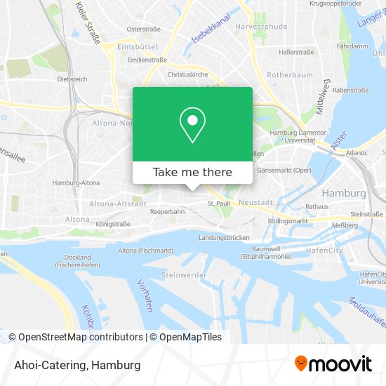 Ahoi-Catering map