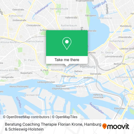 Карта Beratung Coaching Therapie Florian Krone