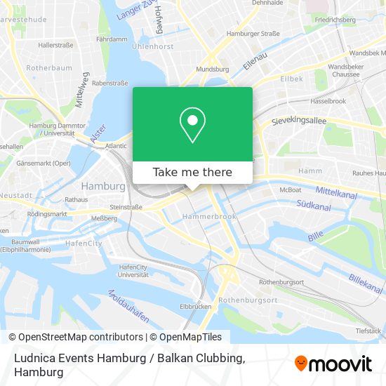 Ludnica Events Hamburg / Balkan Clubbing map
