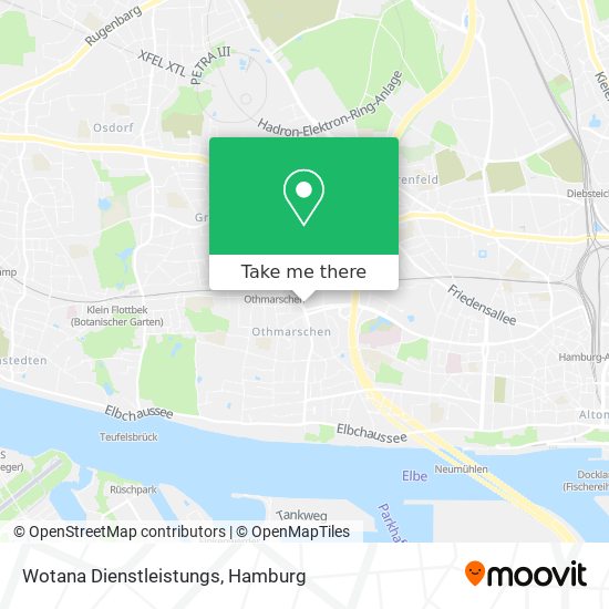 Wotana Dienstleistungs map