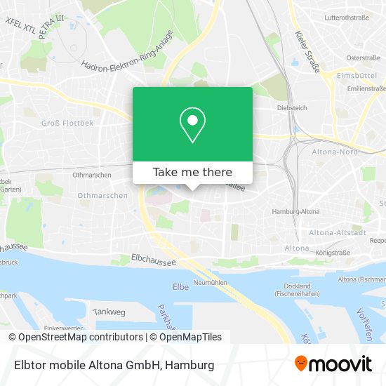 Elbtor mobile Altona GmbH map