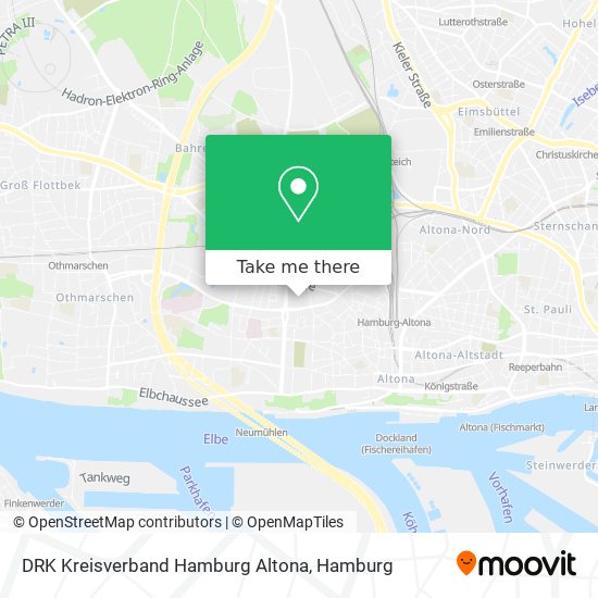 DRK Kreisverband Hamburg Altona map