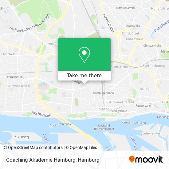 Coaching Akademie Hamburg map