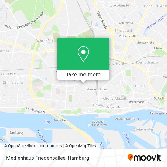 Medienhaus Friedensallee map